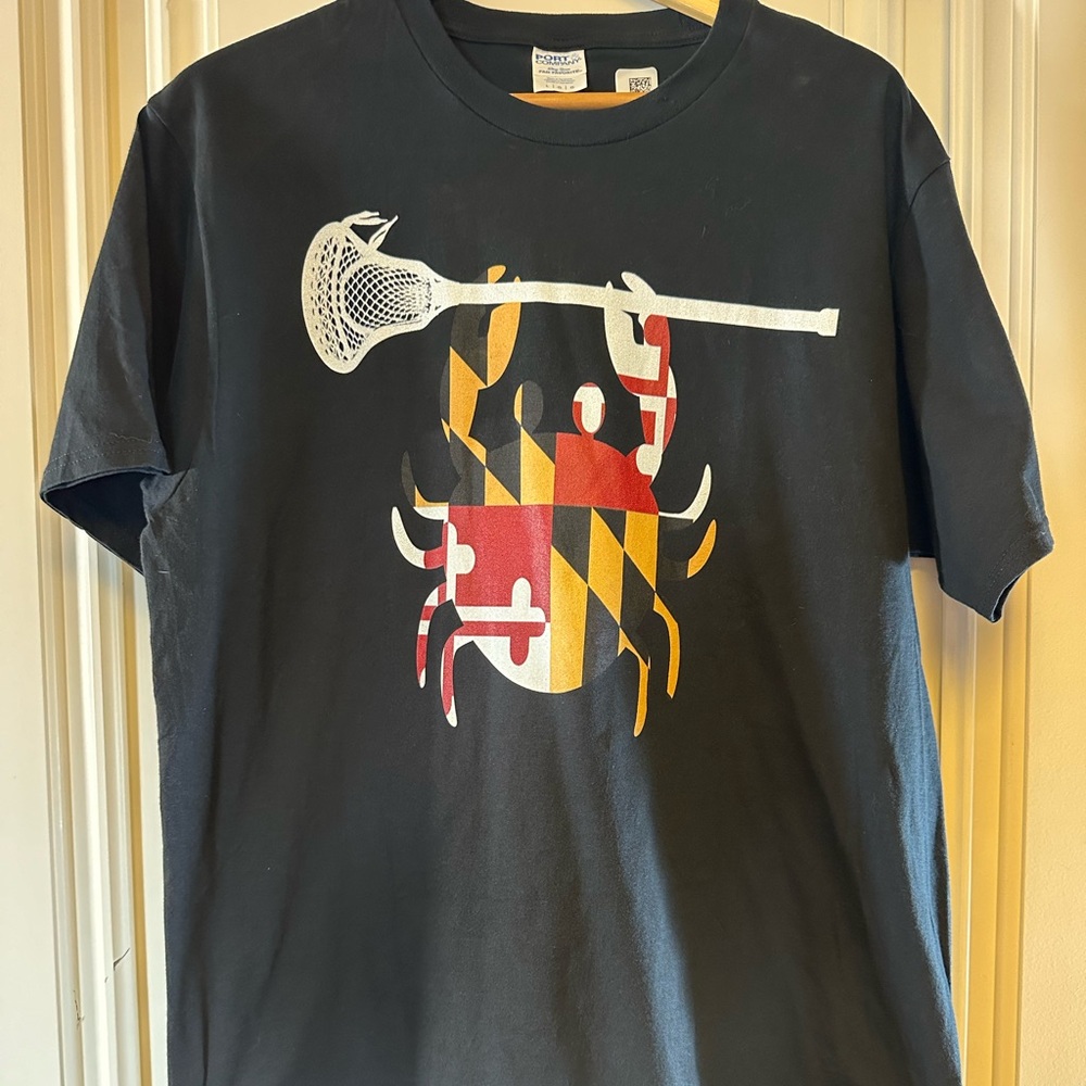 NWT Maryland Crab Lax Short Sleeve T-Shirt Men’s Large